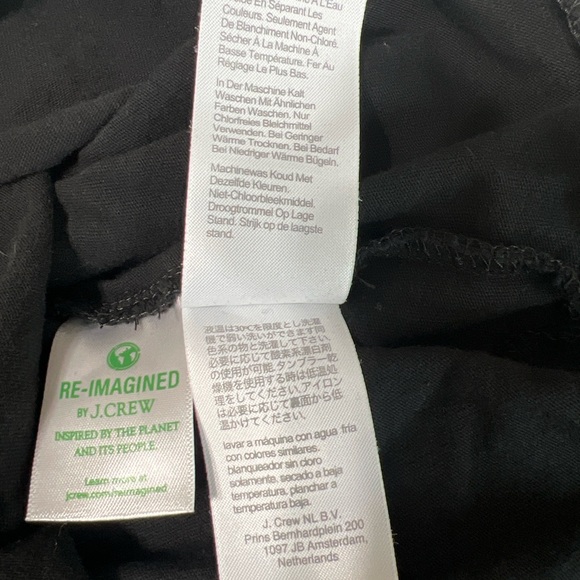 J.Crew Black Ruffle Tiered Midi Dress – Size M – EUC - Picture 9 of 9